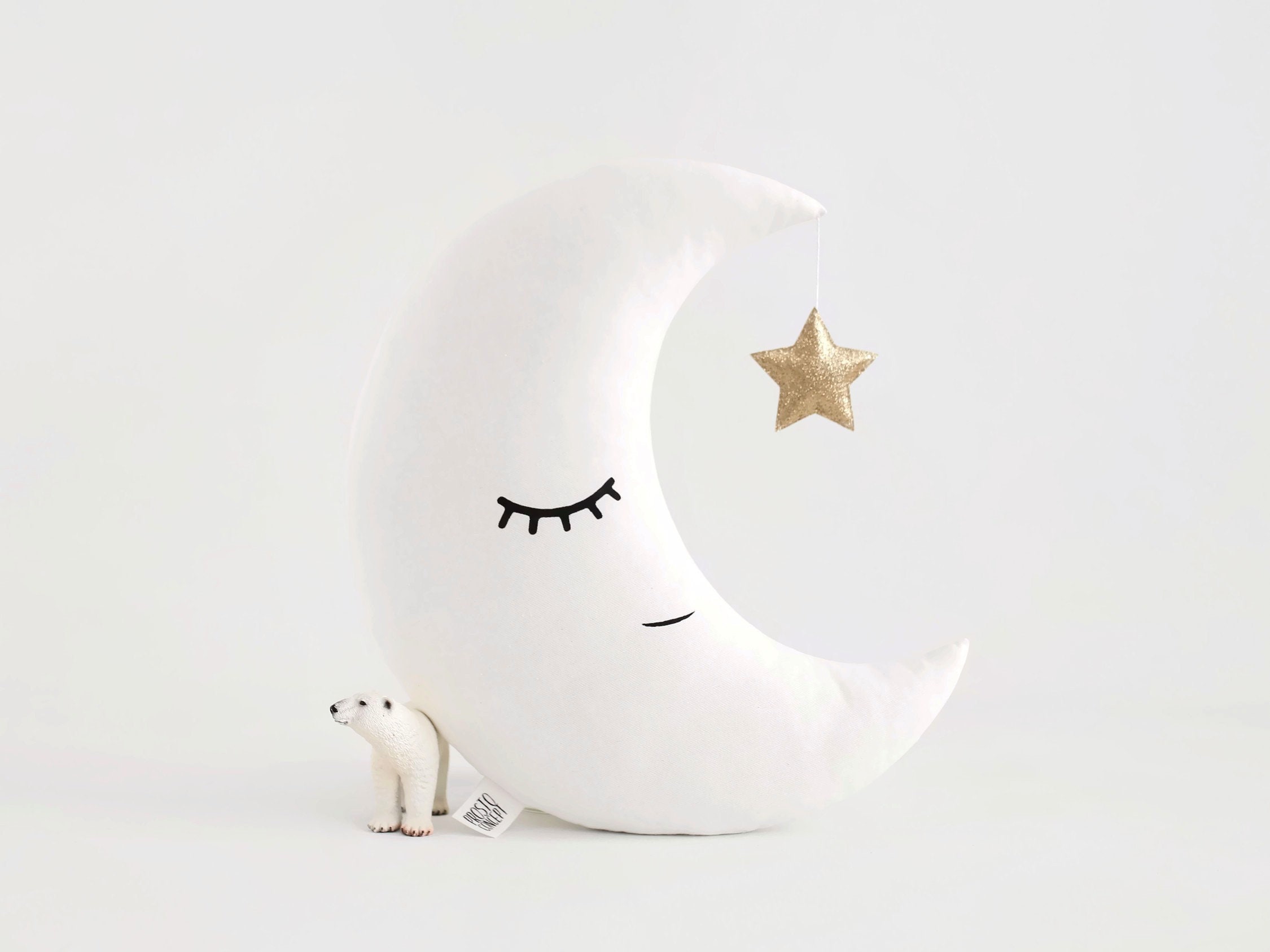 crescent moon doll crib