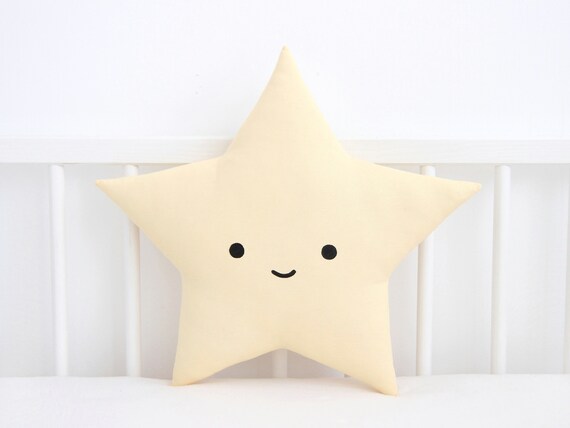 Yellow star cushion Clearance