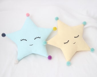 Coussins Enfant Nuage Lune Etoile Pour Deco Par Prostoconcept