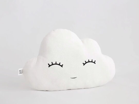 White Cloud Pillow Nursery Cushion Cloud Baby Pillow Baby Gifts 