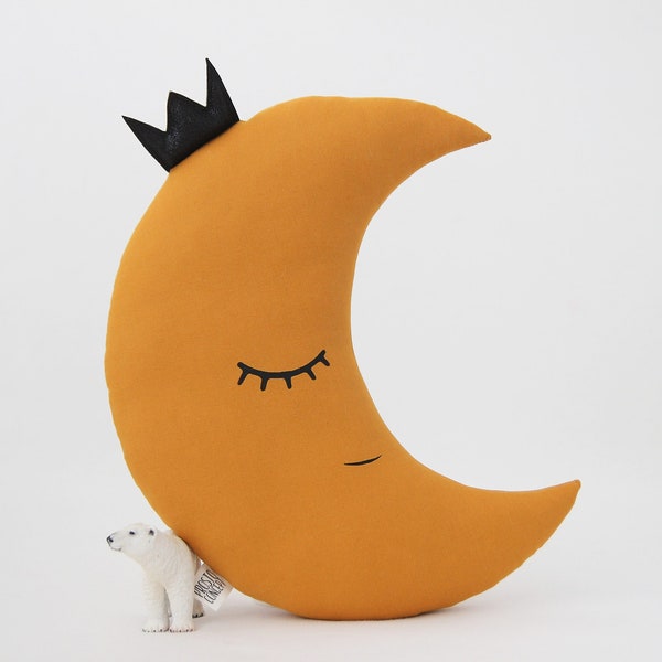 Half Moon Pillow Etsy