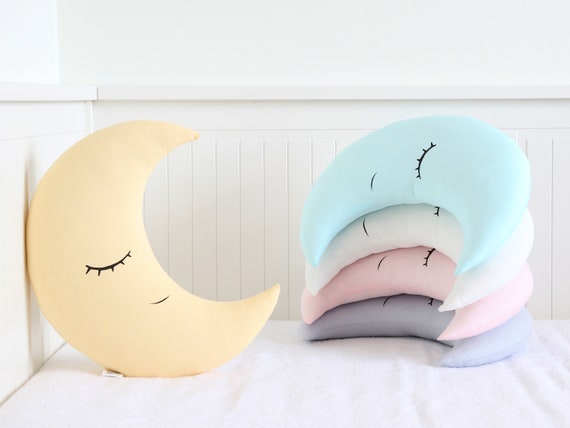 Crescent Moon Pillow moon and star Moon Pillow Moon Cushion Crescent Moon