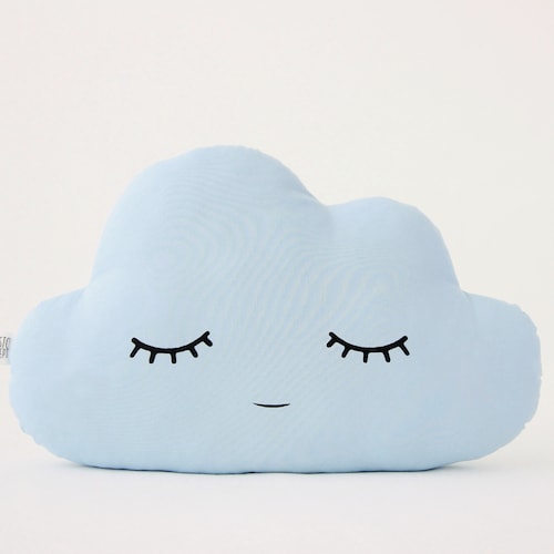 Baby Blue Cloud Pillow Baby Boy Nursery Decor Cloud Shaped Etsy