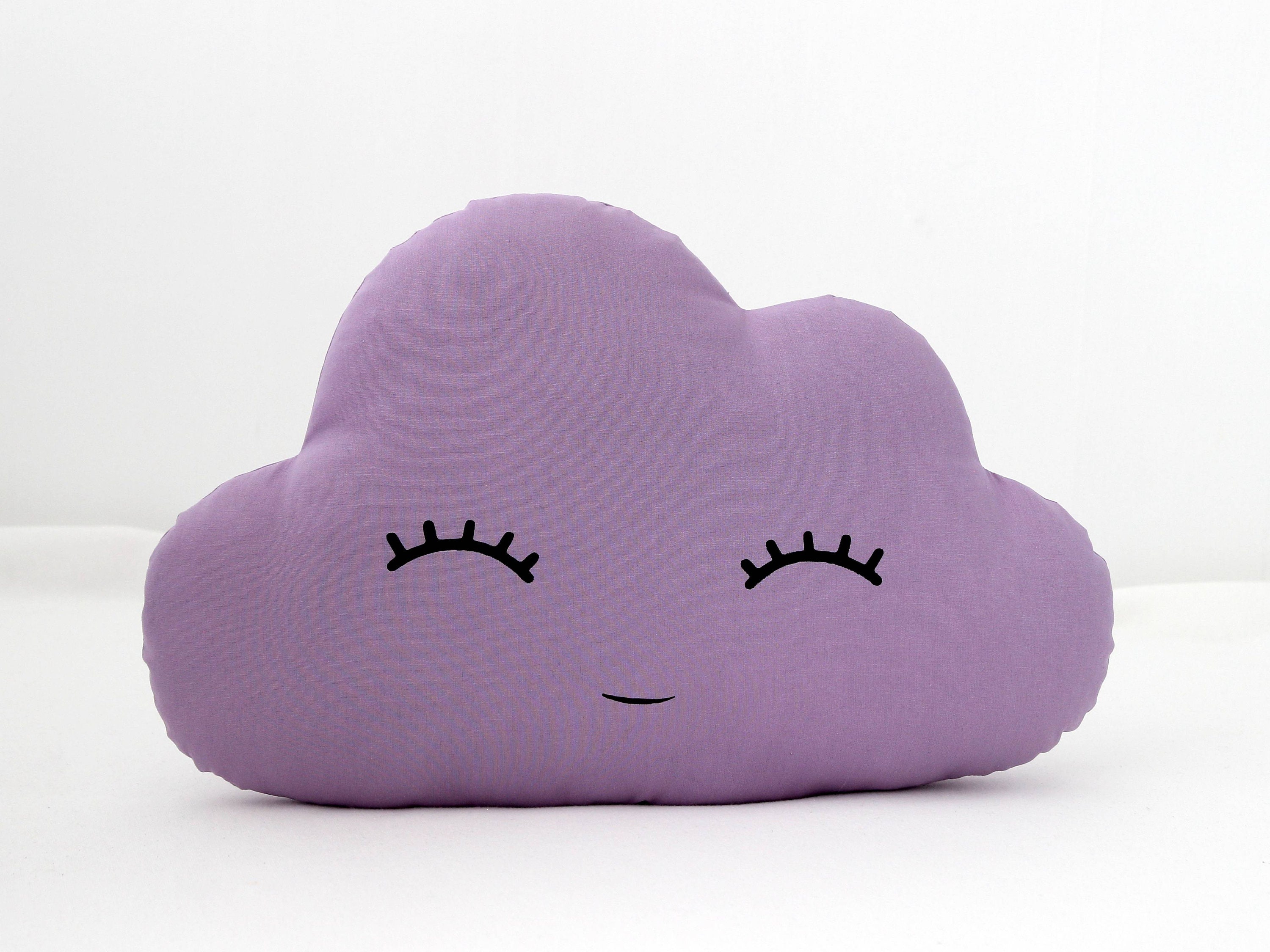 Purple cloud pillow