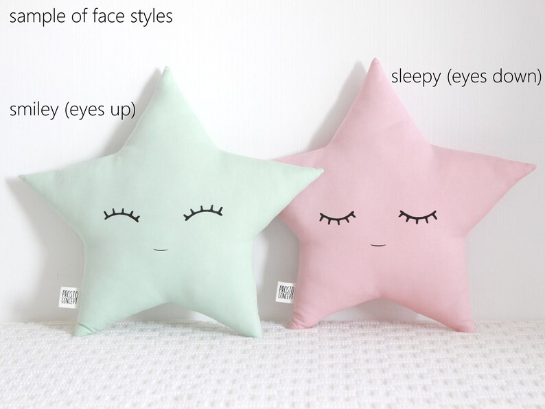 Baby Girl Nursery Decor Moon and Star Cushions Moon and Etsy