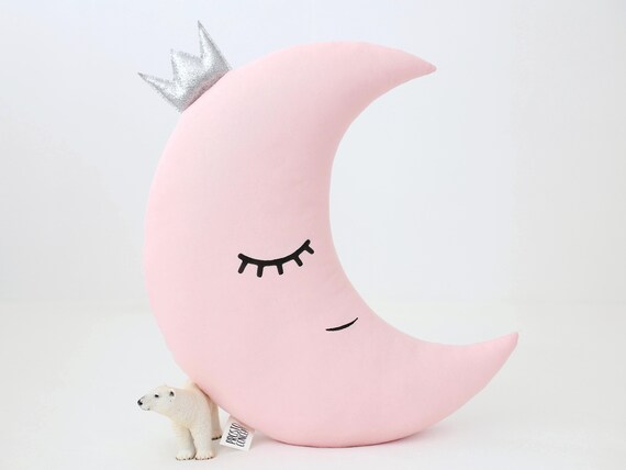 Nursery Cushions, Kids And Baby, Cloud Moon And Star Pillows