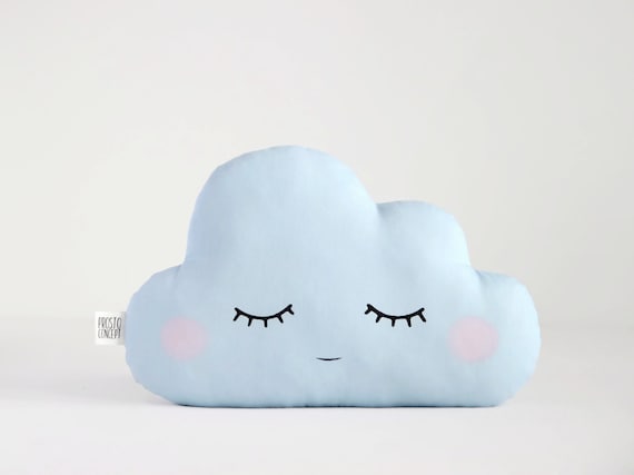 Blue Cloud Pillow, Cloud Cushion, Cloud Toy Pillow, Decorative Pillow,  Nursery Accessories, Throw Pillow, Kids Pillow, Kindergarten Decor 