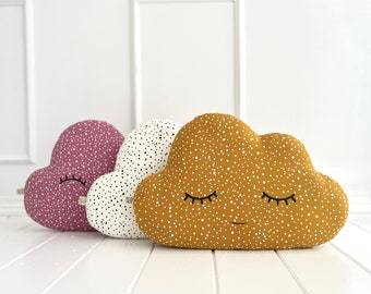 Polka dot cushion ~ Cloud baby shower ~ Cute pillow