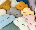 Cloud Cushion for Nursery Decor, Baby Pillow Shower Gift Newborn Infant Boy Girl Gender Neutral  Throw Kids Room Children Bed Teepee Sky