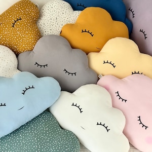 Cojín de nube para decoración de guardería, almohada para baby shower, regalo para recién nacidos, bebés, niños y niñas, manta de género neutro, habitación infantil, cama tipi, cielo