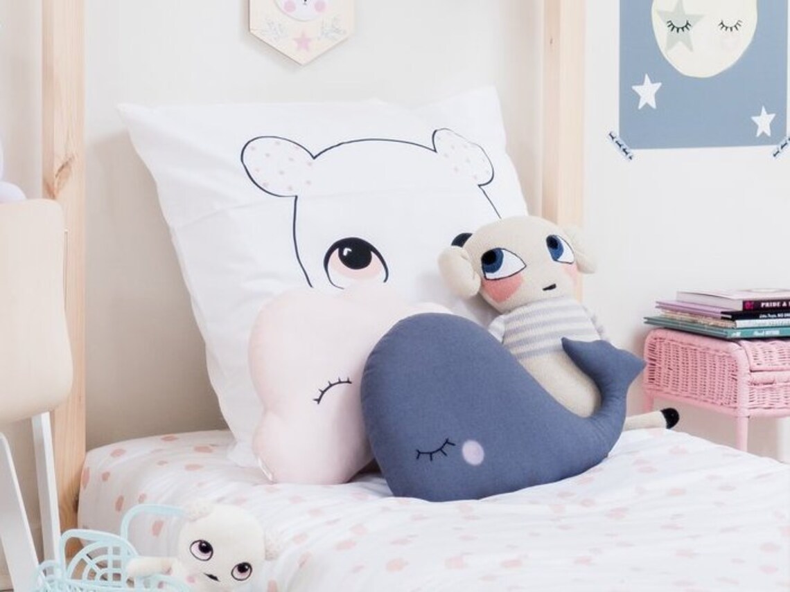 Petrol Blue Whale Pillow Whale Decor Nautical Pillow Petrol Etsy