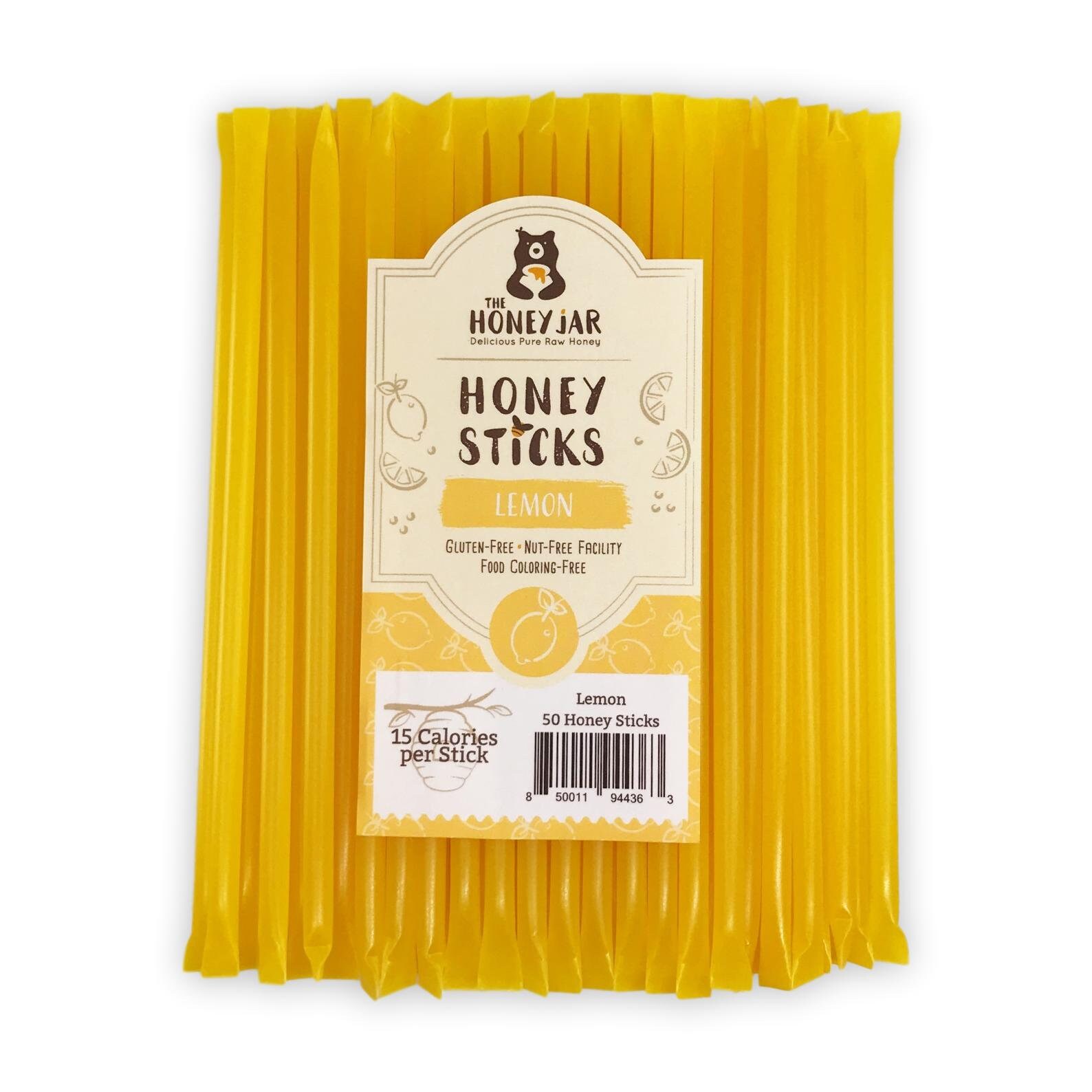 Lemon Honey Sticks - 50 Count - FREE SHIPPING, Wedding Favors For Gue…