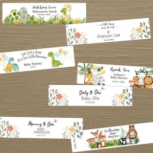 Baby Shower Personalized Labels for Favors