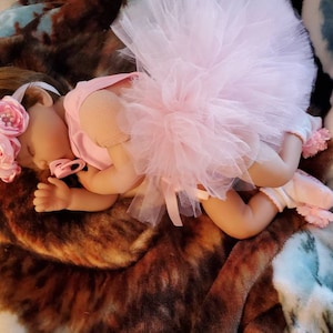 Tutu skirt, Tutu set, Newborn fluffy tutu, headband, Babyshower gift, Tutu photo op, Ribbon trimmed tutu