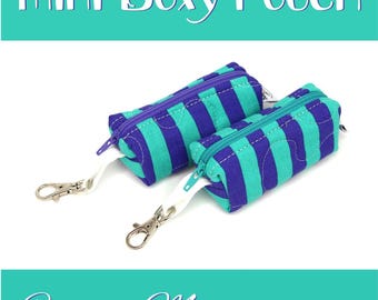 Minibolso cuadrado - Medidas de corte en PDF