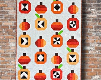 Colcha de cuatro calabazas - Patrón en PDF