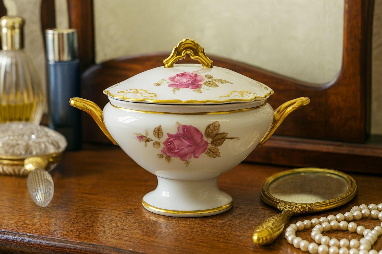 Alka Bavaria Marquise Kobalt ビンテージ　小物入れ Alka Bavaria Marquise Kobalt ビンテージ 小物入れ