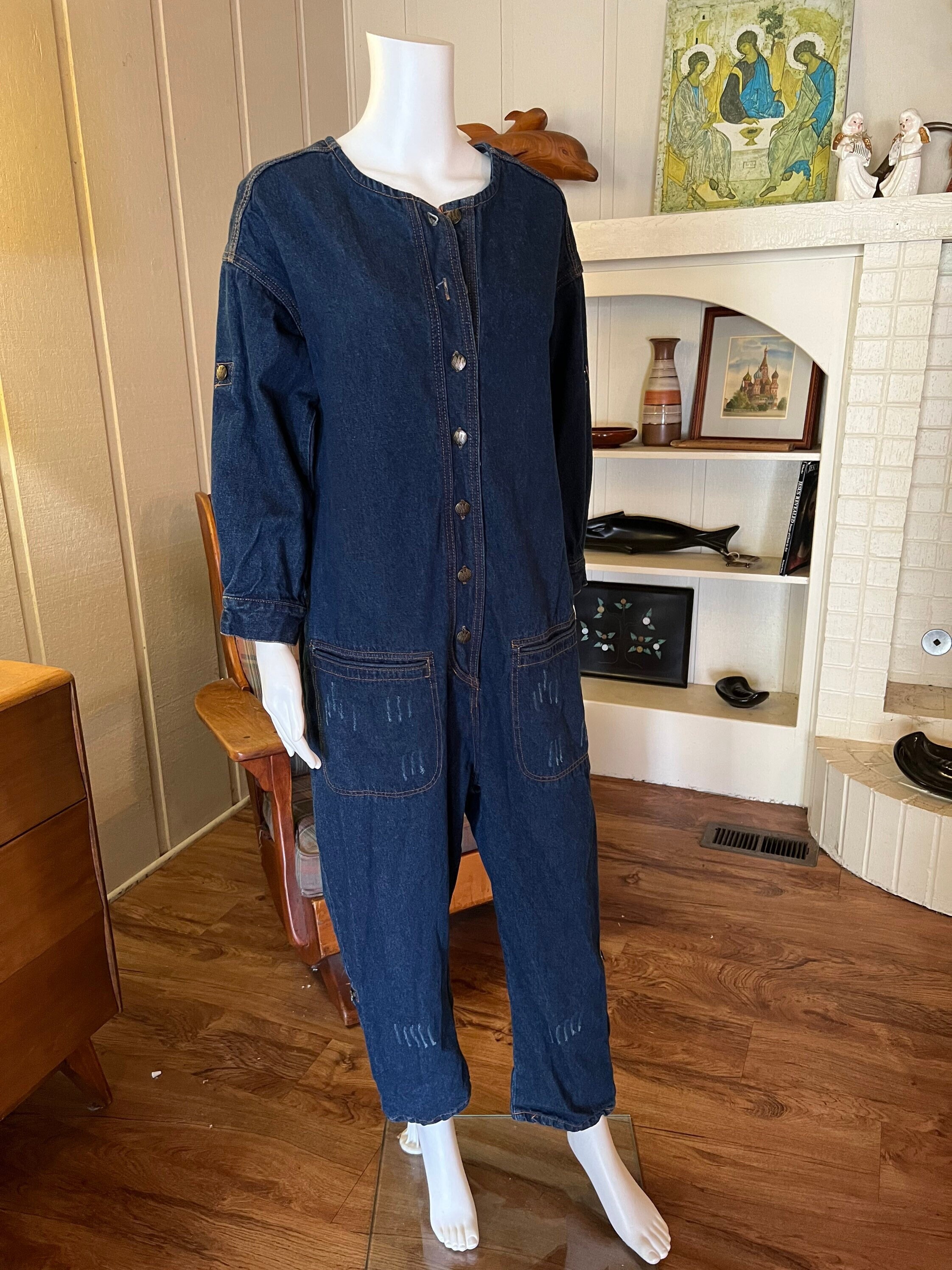 90s denim deals jumper