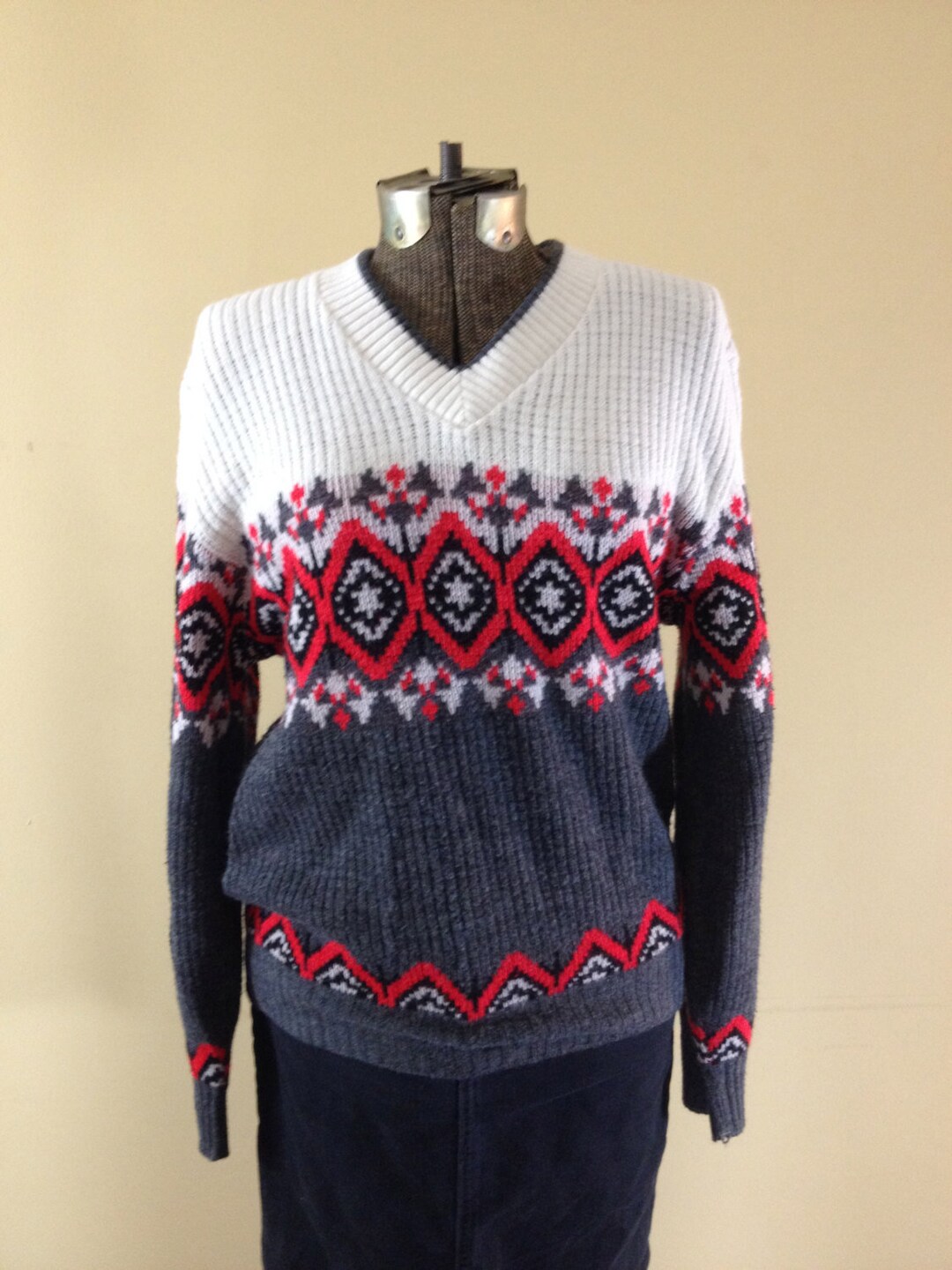 80's ski sweaters hotsell