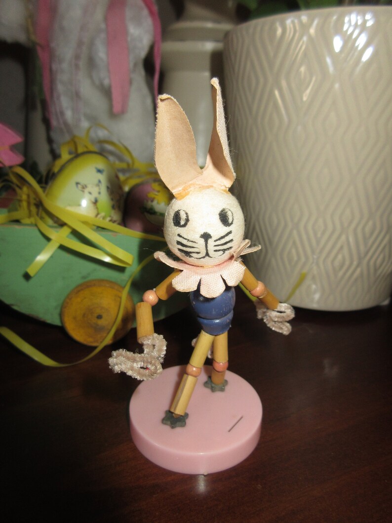 Vintage Pipe Cleaner EASTER Bunny Rabbit Chenille Pipe Etsy