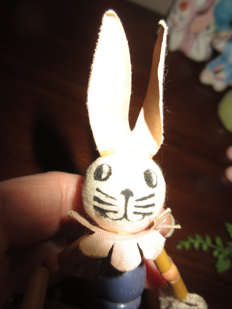 Vintage Pipe Cleaner EASTER Bunny Rabbit Chenille Pipe Etsy