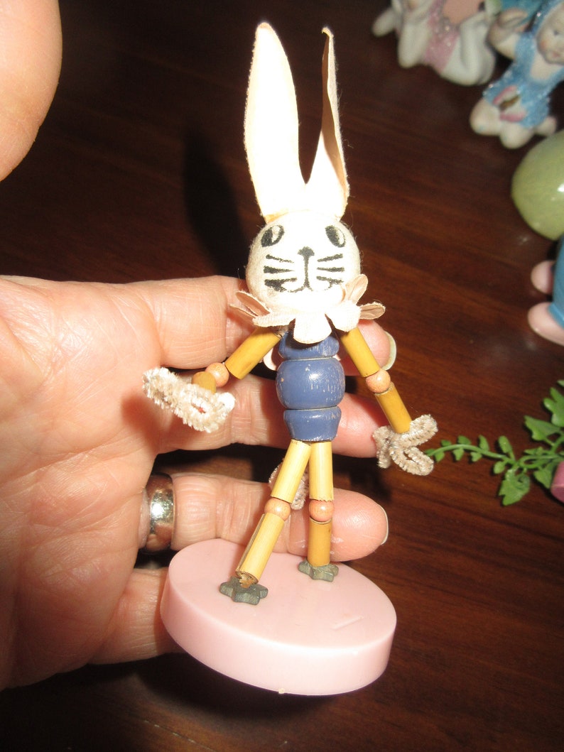 Vintage Pipe Cleaner EASTER Bunny Rabbit Chenille Pipe Etsy