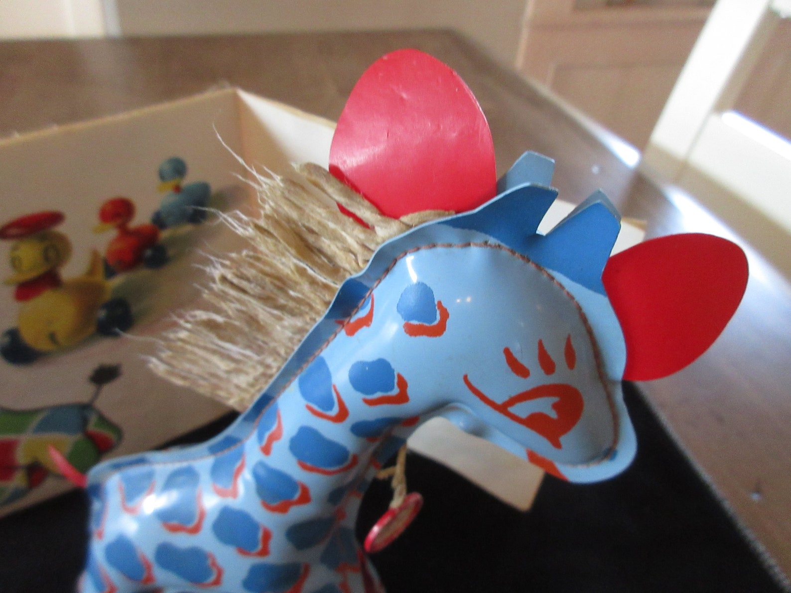 Vintage Giraffe Midget Zoo Evan Atlanta Novelty Mfg Corp Oil Etsy