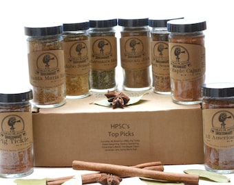 BBQ Rub Spice Gift Set: Gourmet Meat & Veggie Blends, Handcrafted in Colorado