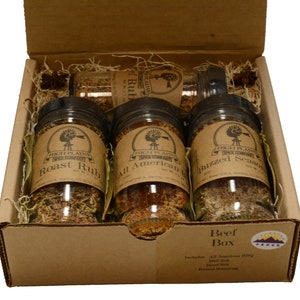 Gourmet BBQ Spice Blends Gift Set - Handcrafted Beef Rubs