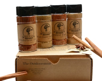 Gourmet BBQ Spice Rub Set: Outdoorsman Gift, Handcrafted in Colorado