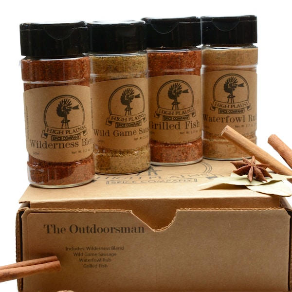 Gourmet BBQ Spice Rub Set: Outdoorsman Gift, Handcrafted in Colorado