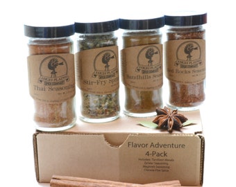Gourmet Spice Blends Gift Set: Thai, Stir Fry, Sandhills, Red Rocks