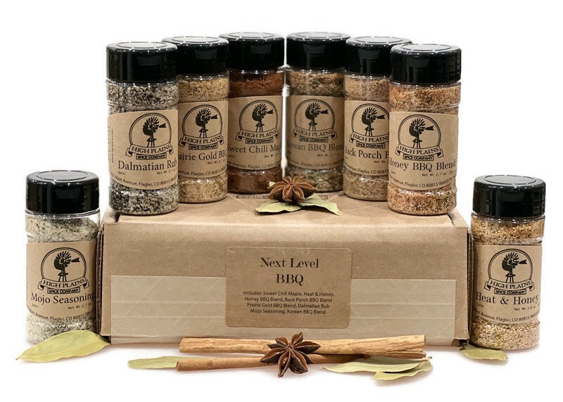 Spice Rub Set Gourmet BBQ Spice Rub Gift Set, 8 Flavor Blends – Handcrafted in ...