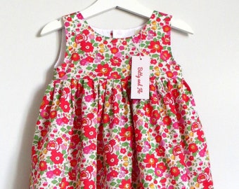 Betty Dress in Liberty Betsy Made to Order (Choice of Colour)