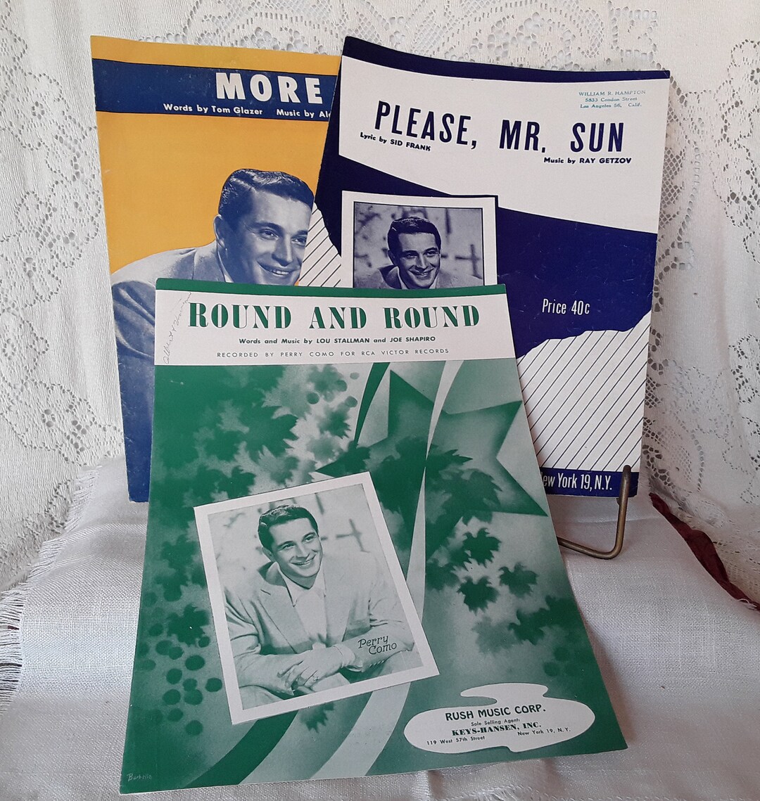 Perry Como Songs Sheet Music Round And Round Etsy Perry como songs sheet music round and round etsy