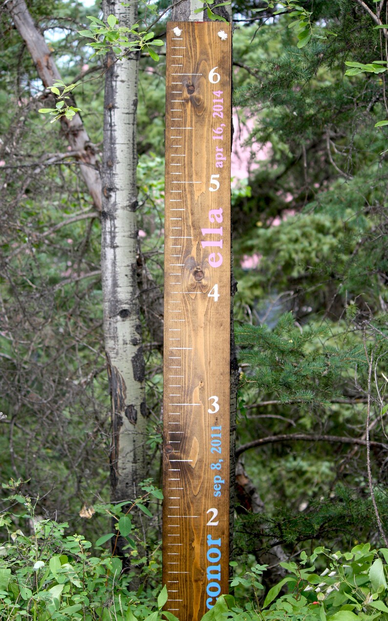 Personalized Measuring Stick/Growth Chart Ruler/ Kids Height Etsy