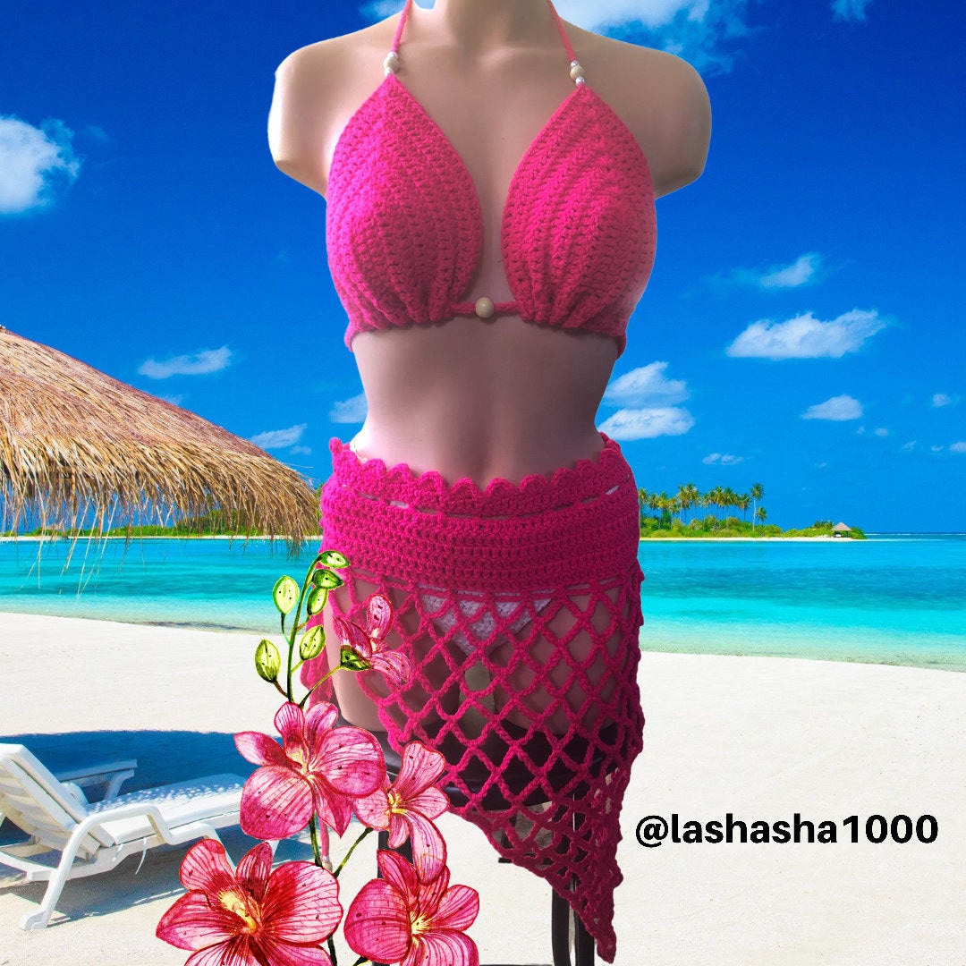 store product block Crochet 2 Piece | Top & Net Skirt poster