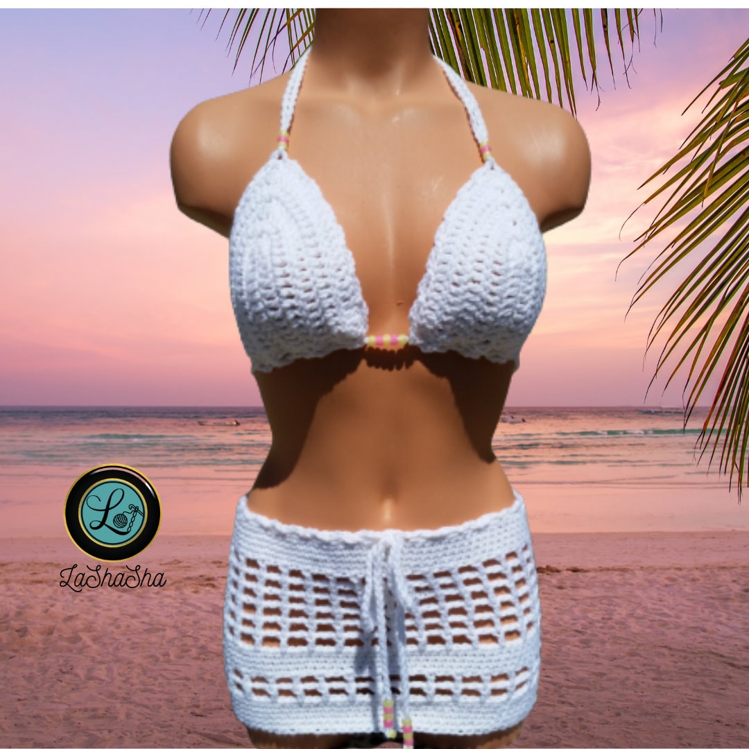 store product block Crochet 2 Piece | Top & Miniskirt poster