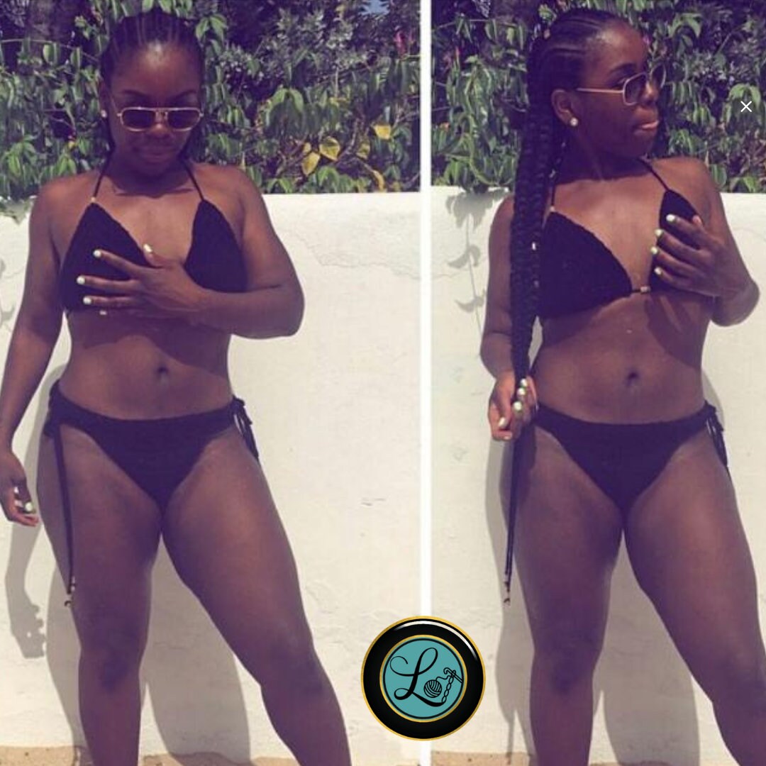 store product block Crochet Bikini 2 Piece | Belted poster