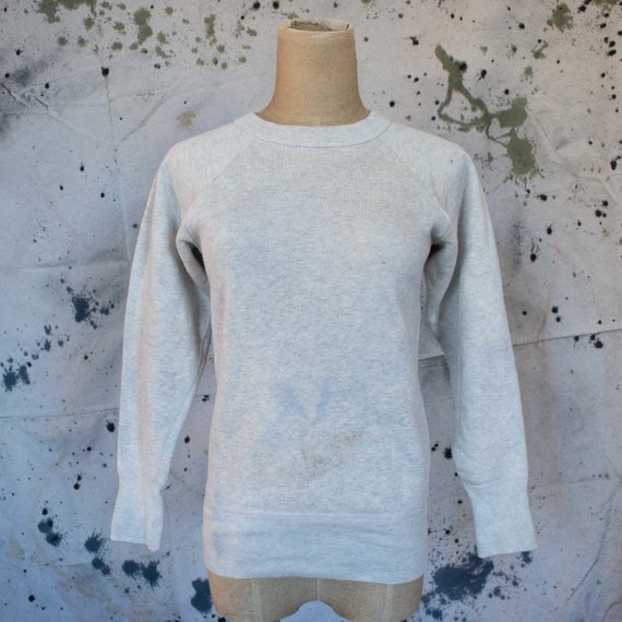 Vintage Unisex 50s Xs Small Gray Hanes Windshield