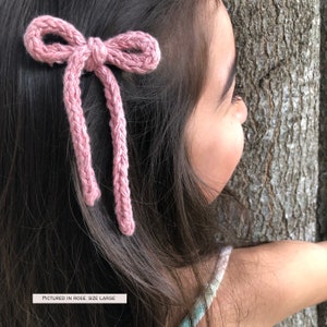 Crochet Hair Bow Clip | Crochet Accessories | Hair Clip | Hair Accessories | Hair Bow | Crochet Hair Accessories | Hair Bow Clips | Handtied