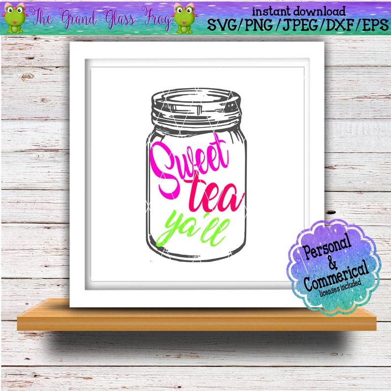 Free Free 198 Mason Jar Sweet Tea Svg SVG PNG EPS DXF File