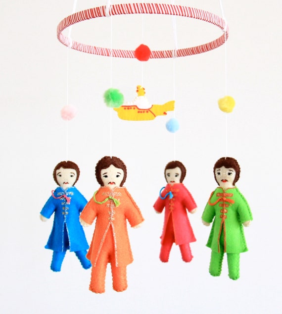 beatles baby mobile