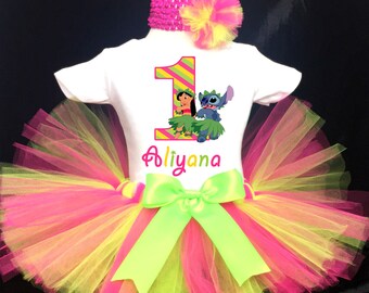 lilo and stitch 1st birthday outfit