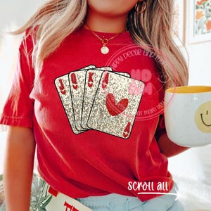 Deck of Cards PNG Sparkly Faux Glitter Ace Hearts Diamonds Clubs Queens Kings Playing Cards PNG Glittery Deck of Cards