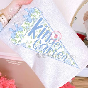 Kindergarten PNG Back to School PNG Teacher PNG School Spirit Teacher Shirt Design Coquette Bow Png Pennant Flag Design Kindergarten