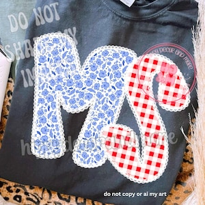 Coquette 4th of July PNG MS Shabby Chic Cottage Core Ditsy Flowers Memorial Day USA png Labor Day Army Mama Mississippi Coquette Bow Lace
