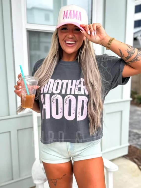 Motherhood PNG Distressed Retro Mama PNG Mom Spring Png Mothers Day Png Easter PNG Summer Png