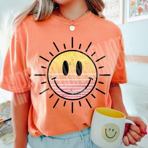 Sunshine Smiley Face PNG Sunshine PNG Spring Break Shirts