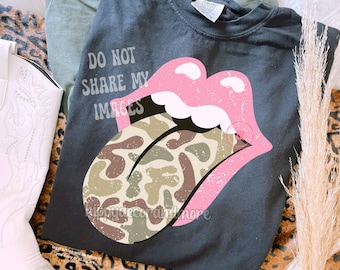 Camo Tongue PNG Camo PNG Preppy PNG Trendy Camo Shirt Design Pink Mouth Army Mom Military Mom Png Usa